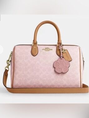 Coach Outlet Large Powder Pink Rowan,New